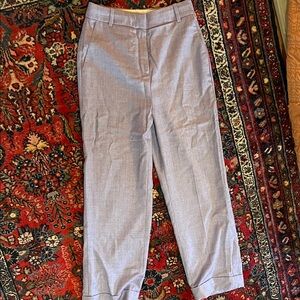 J. Crew Gray Women's High Waist Trousers Lavender Size 2